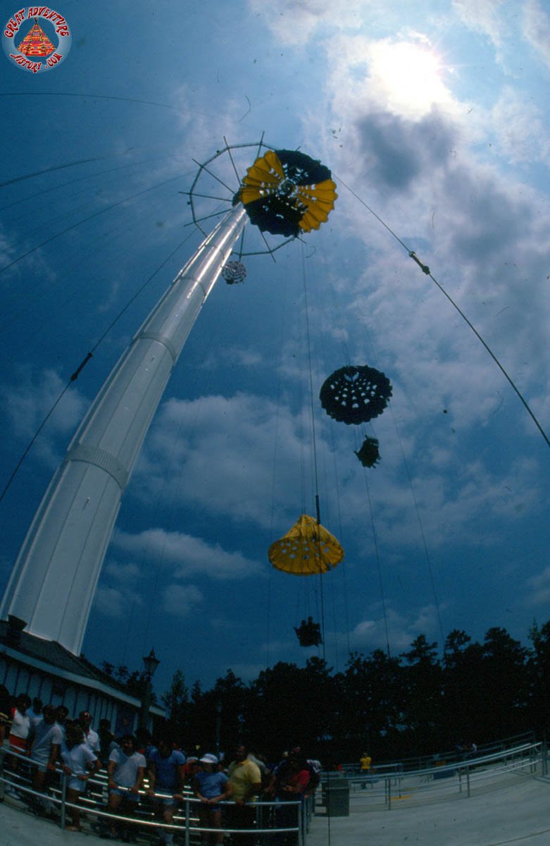 Parachuters Perch At Six Flags Great Adventure